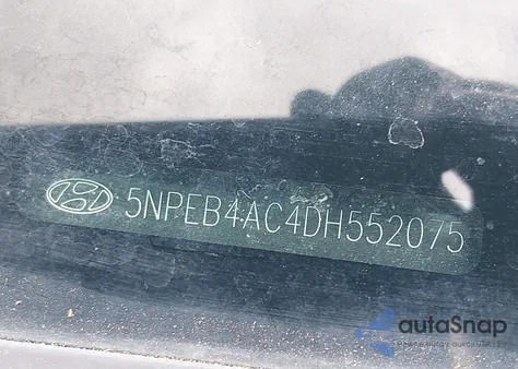 2013 Hyundai Sonata Gls из США, поврежденный, VIN 5NPEB4AC4DH552075